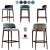 Aster Grange Bar Stool: Sleek and Stylish Seating 3D model small image 11