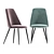 Lush Green Velvet Dining Chair 3D model small image 2