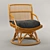 Elegant Wooden Armchair 3D model small image 4