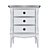 Venice Bedside Table: Elegant and Functional 3D model small image 3