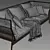 Piper 103 Sofa by Roda - Modern and Stylish 3D model small image 2