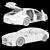 Luxury Mercedes-AMG GT 63 S 3D model small image 4