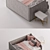Stylish ANNIKA Daybed For Comfortable Lounging 3D model small image 3