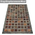 Luxury Carpet Set: High-Quality Textures 3D model small image 3