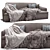 Luxurious Baker Skylar Sofa 3D model small image 1