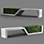 Sleek Modern Bench with 186k Poly Count 3D model small image 1