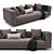 Modern Connery Minotti Sofa 3D model small image 2