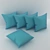 Luxury Designer Cushions by Jonathan Adler 3D model small image 3