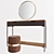 Garda Decor Dressing Table Set 3D model small image 4