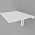 Versatile Folding Table: IKEA NORBERG 3D model small image 2