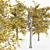 European Linden Fall Tree Set 3D model small image 2