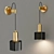 Elegant Wall-mounted Light Fixture 3D model small image 1