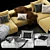 Modern and Sophisticated Poliform Westside Sofa 3D model small image 5