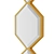 Eichholtz Saronno Mirror: Elegant Chrome and Gold 3D model small image 2