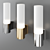 Elegant Bari Chrome Sconce 3D model small image 2