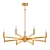 Modern Square Chandelier 3D model small image 1