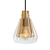 Vintage Mercury Pendant Light 3D model small image 1