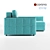 Elegant Drim Emerald Canapé: Perfect Corner Sofa 3D model small image 2
