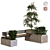 Eco-Bench: Plants Tree Set 3D model small image 1