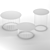 Marble and Metal Table Set 3D model small image 2