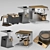 BORK Electric Kitchen Furniture 3D model small image 1