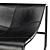 Sleek Leather Wimbledon Armchair 3D model small image 4