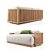 Modern Outdoor Wooden Sofa - CODE_SOFA_0250 3D model small image 2