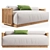 Modern Outdoor Wooden Sofa - CODE_SOFA_0250 3D model small image 7
