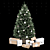 Festive 3D Christmas Tree 3D model small image 4