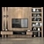 Stylish TV Shelf 0259 - Organize your Entertainment Area 3D model small image 1