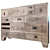  Puro Mango Wood Carved Sideboard 3D model small image 3