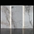  Elegant Stone Marble Set 3D model small image 1