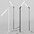 Delta Light XY180: Adjustable LED Floor Lamp 3D model small image 1