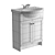 24" Design House Freestanding Vanity 3D model small image 2