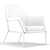 Stylish Ivory Chair: Forma Milkyway 3D model small image 4