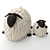 Fluffy Sheep Pillow 3D model small image 2