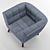 Zola Accent Chair - Modern Elegance 3D model small image 2