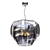 Graphite Glass Pendant Ceiling Chandelier 3D model small image 1