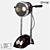 Loft Designe 8808: Sleek Metal and Glass Table Lamp 3D model small image 1