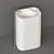 Sleek Standalone Nivis Washbasin 3D model small image 1