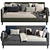 Convertible Bed-Sofa with Twin Daybed 3D model small image 2