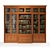 Elegant DIRETTORIO Library Cabinet 3D model small image 1