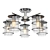 Rotondum Ceiling Chandelier 3D model small image 1