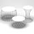 Elegant Marble and Metal Tables 3D model small image 2