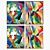 Abstract Wall Art Set with Multiple Frame Options 3D model small image 2