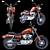 Harley Davidson XL 53C 1200cc Cruiser 3D model small image 1