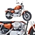 Harley Davidson XL 53C 1200cc Cruiser 3D model small image 7