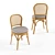 Vintage Bentwood Thonet Chair 3D model small image 3