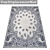 Luxury Rug Set: 3 High-Quality Textured Carpets 3D model small image 3