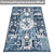 Luxury Rug Set: 3 High-Quality Textured Carpets 3D model small image 4